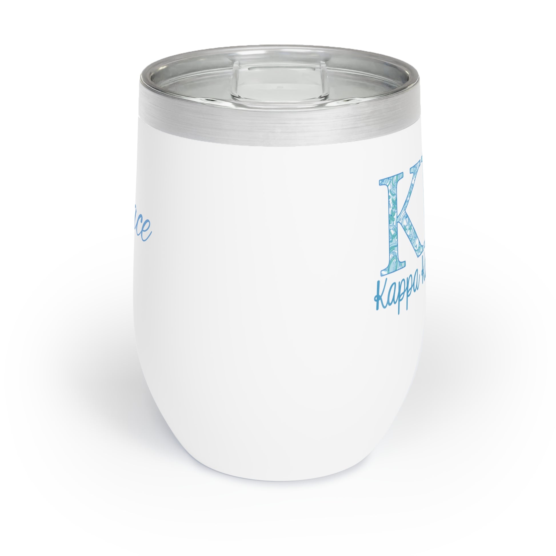 Personalized Kappa Kappa Gamma Sorority Wine Tumbler - KKG 12oz Vacuum Insulated