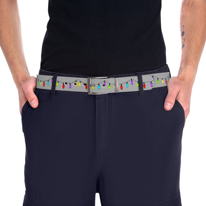 Ugly Christmas Belt - Holiday Lights - Men'