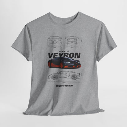 Bugatti Veyron Blueprint Collection Unisex T-Shirt