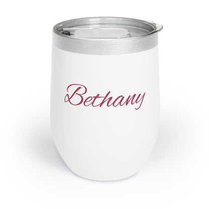 Personalized Chi Omega Sorority Wine Tumbler - 12oz Vacuum Insulated