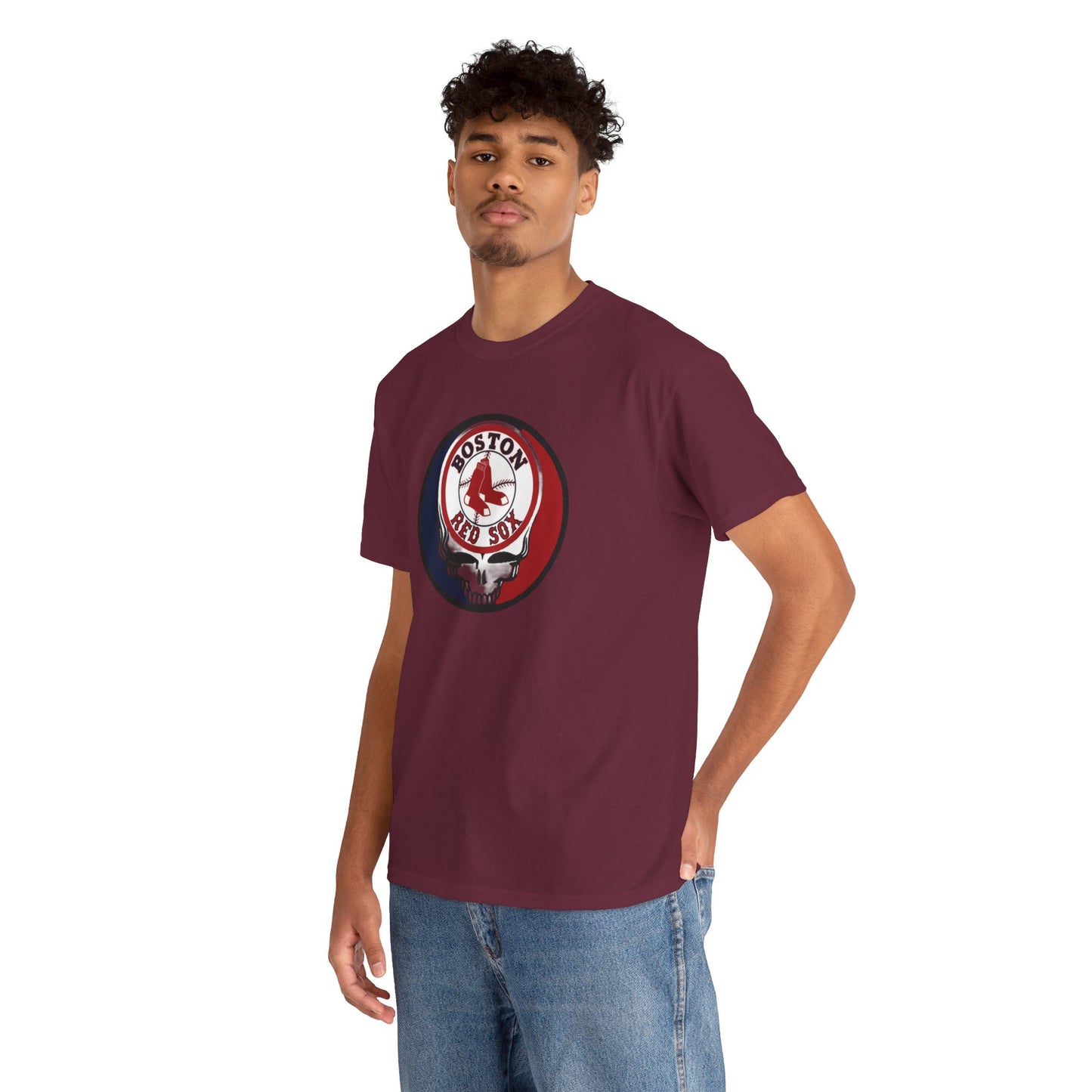 Boston Red Sox Grateful Dead Steal Your Face T-Shirt - MLB