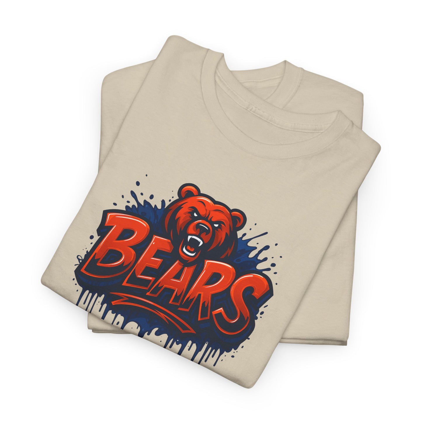 Chicago Bears Art Unisex Premium Cotton Tee