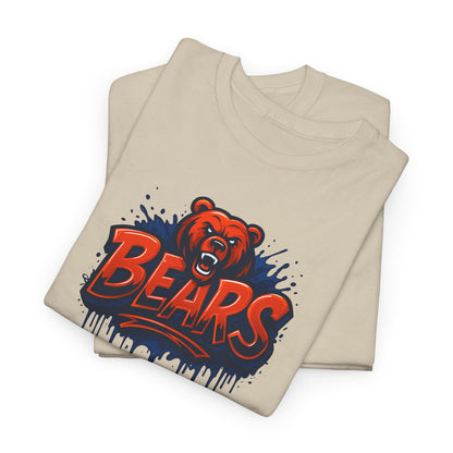 Chicago Bears Art Unisex Premium Cotton Tee