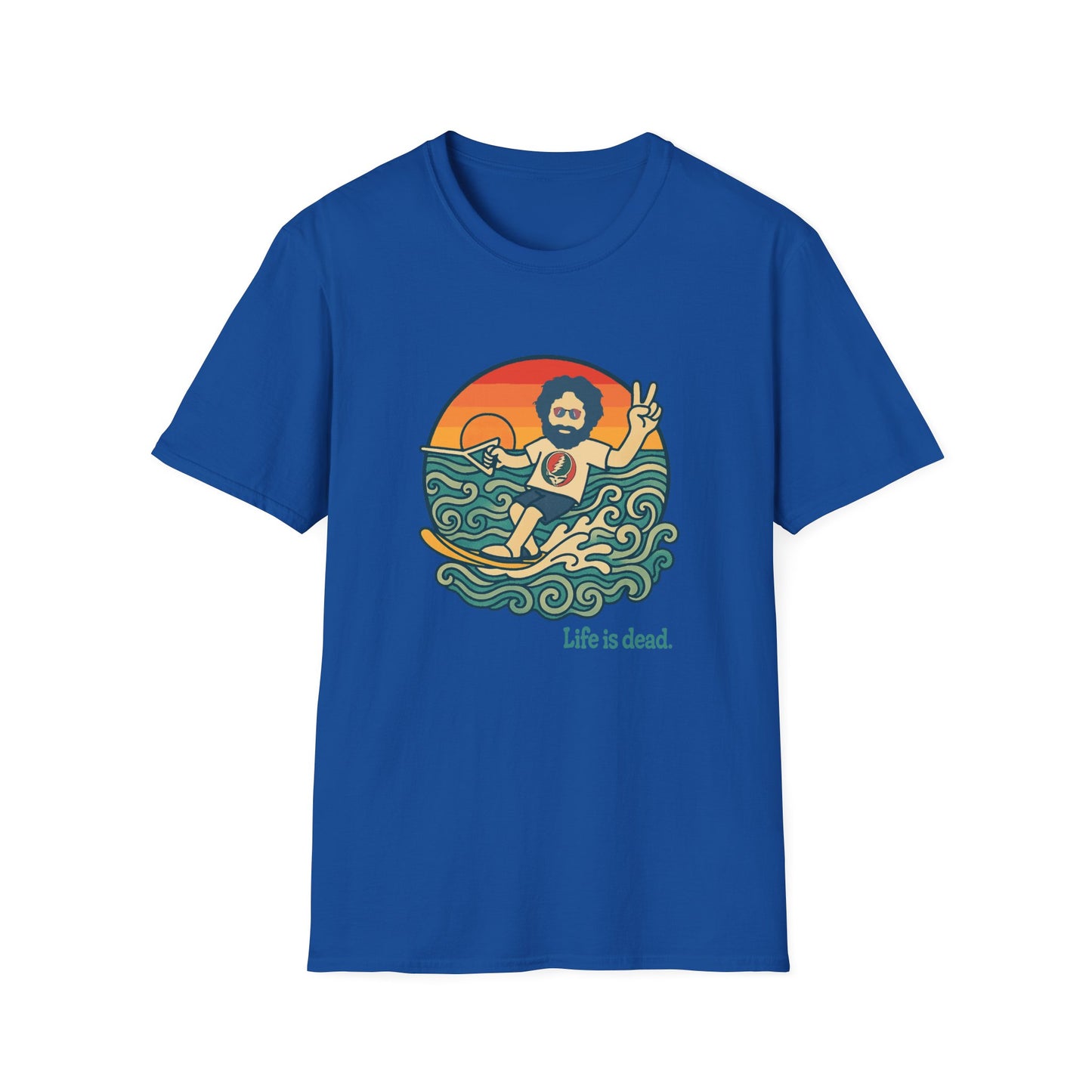 Jerry's Ridin' The Wake Life is dead. T-Shirt