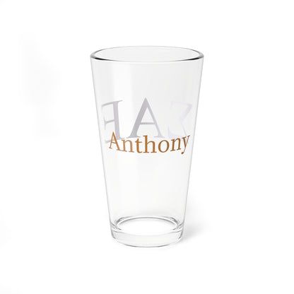 Personalized Sigma Alpha Epsilon Fraternity Pint Glass - 16oz - Drinking Glass