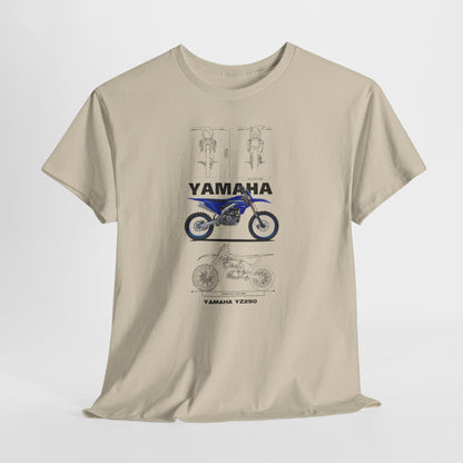 Yamaha YZ250 Blueprint Collection Unisex Cotton Tee