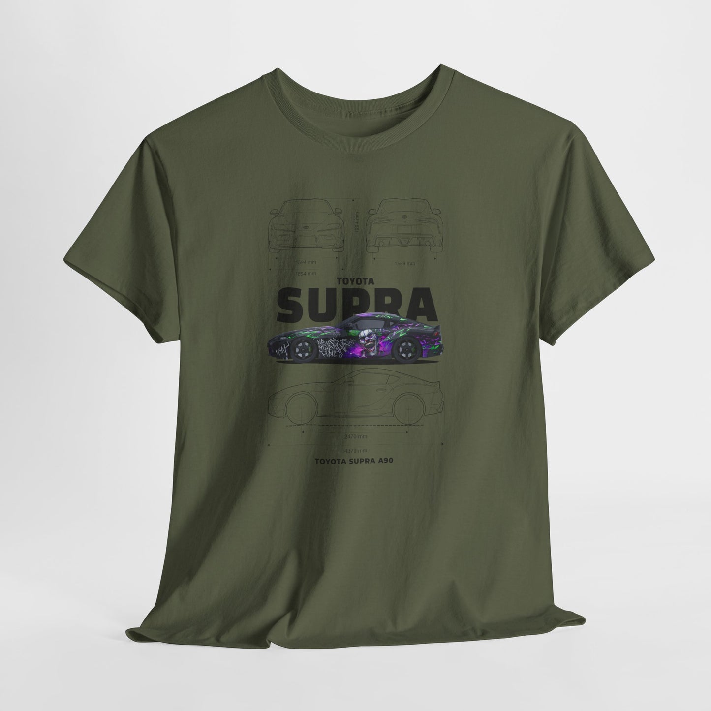 Toyota Supra A90 Blueprint Collection Unisex Cotton Tee