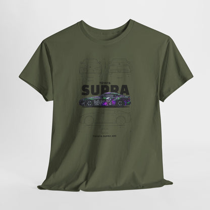 Toyota Supra A90 Blueprint Collection Unisex Cotton Tee
