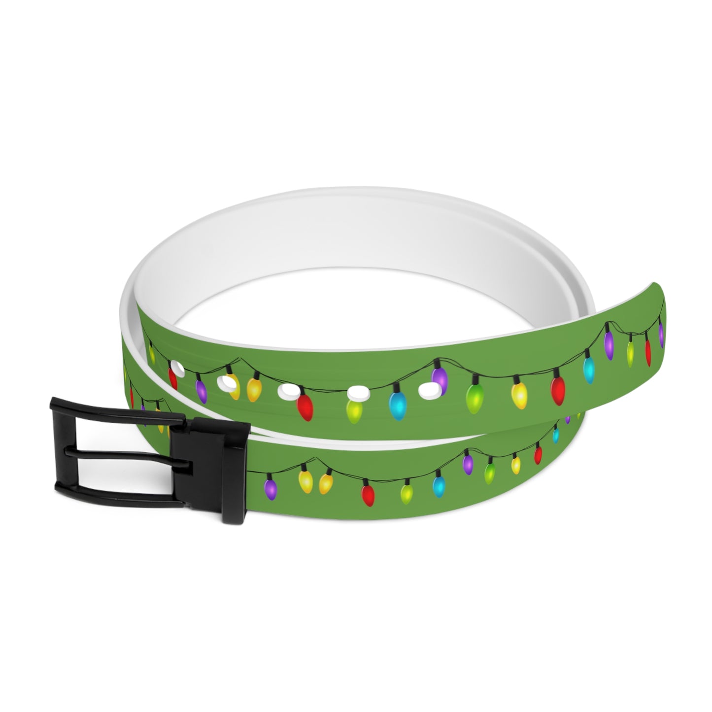 Ugly Christmas Belt - Green - Men'