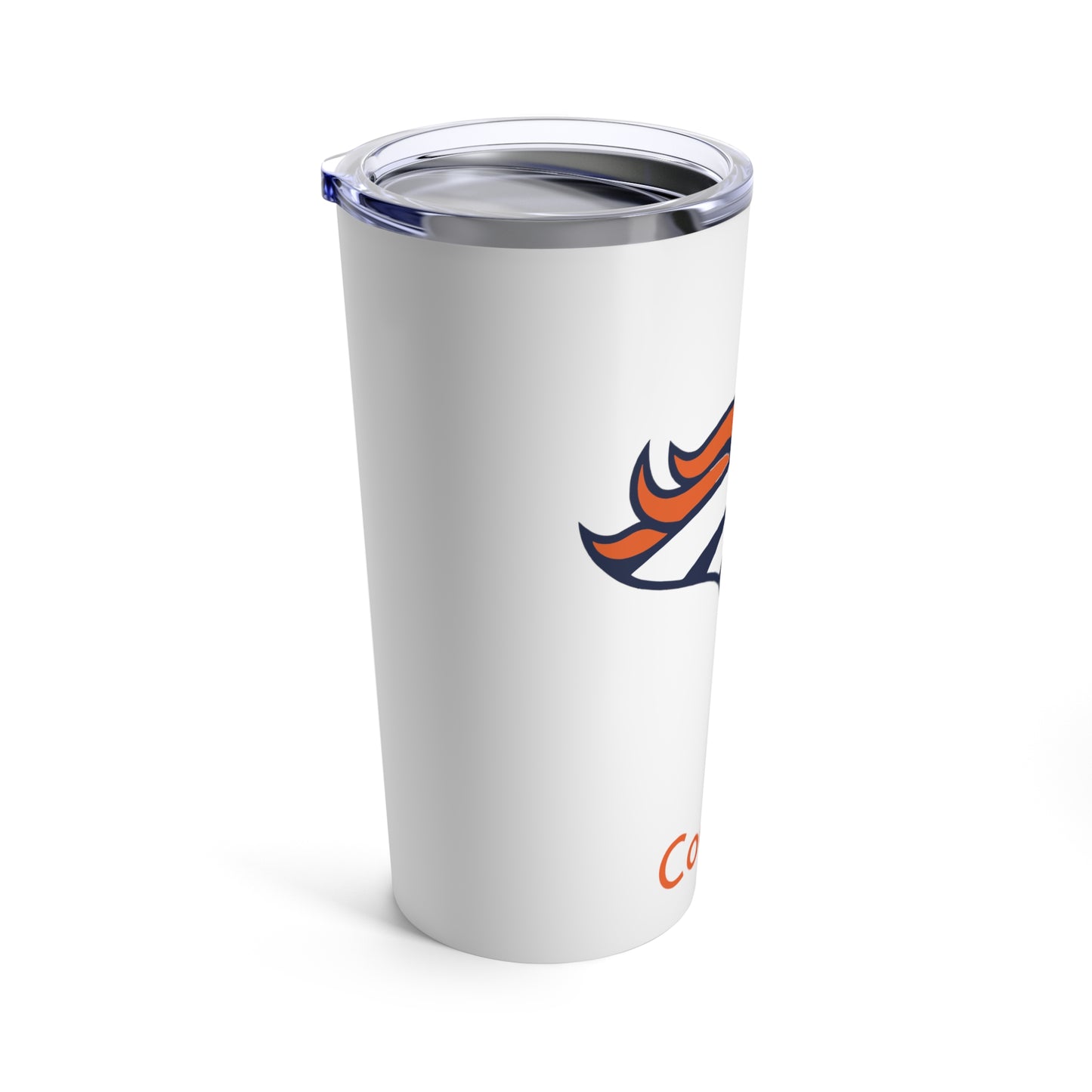 Personalized Denver Broncos 20oz Travel Mug Tumbler - Add A Name For Free! NFL