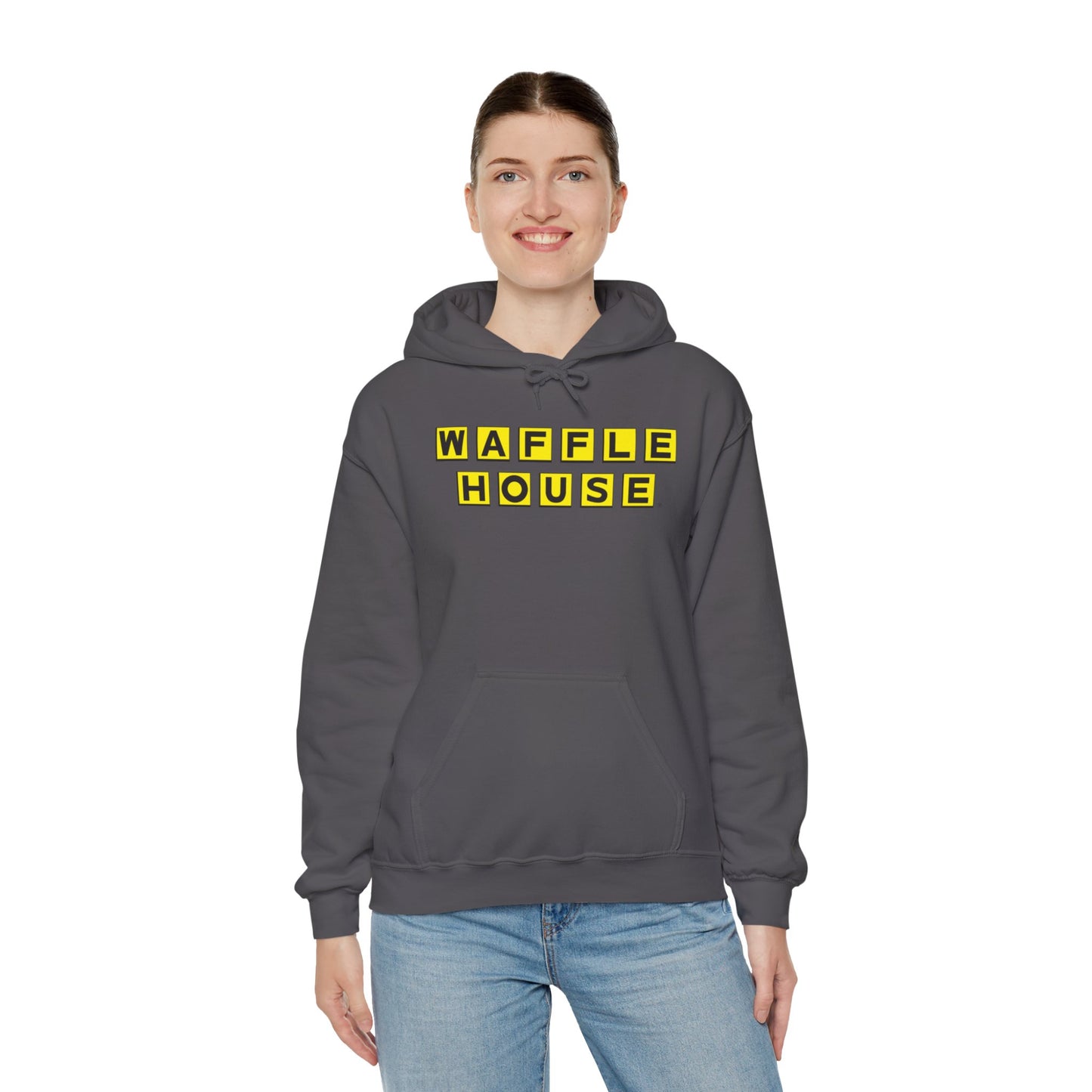 Personalized Waffle House Unisex Heavy Blend Hoodie - Hooded Sweatshirt - Add