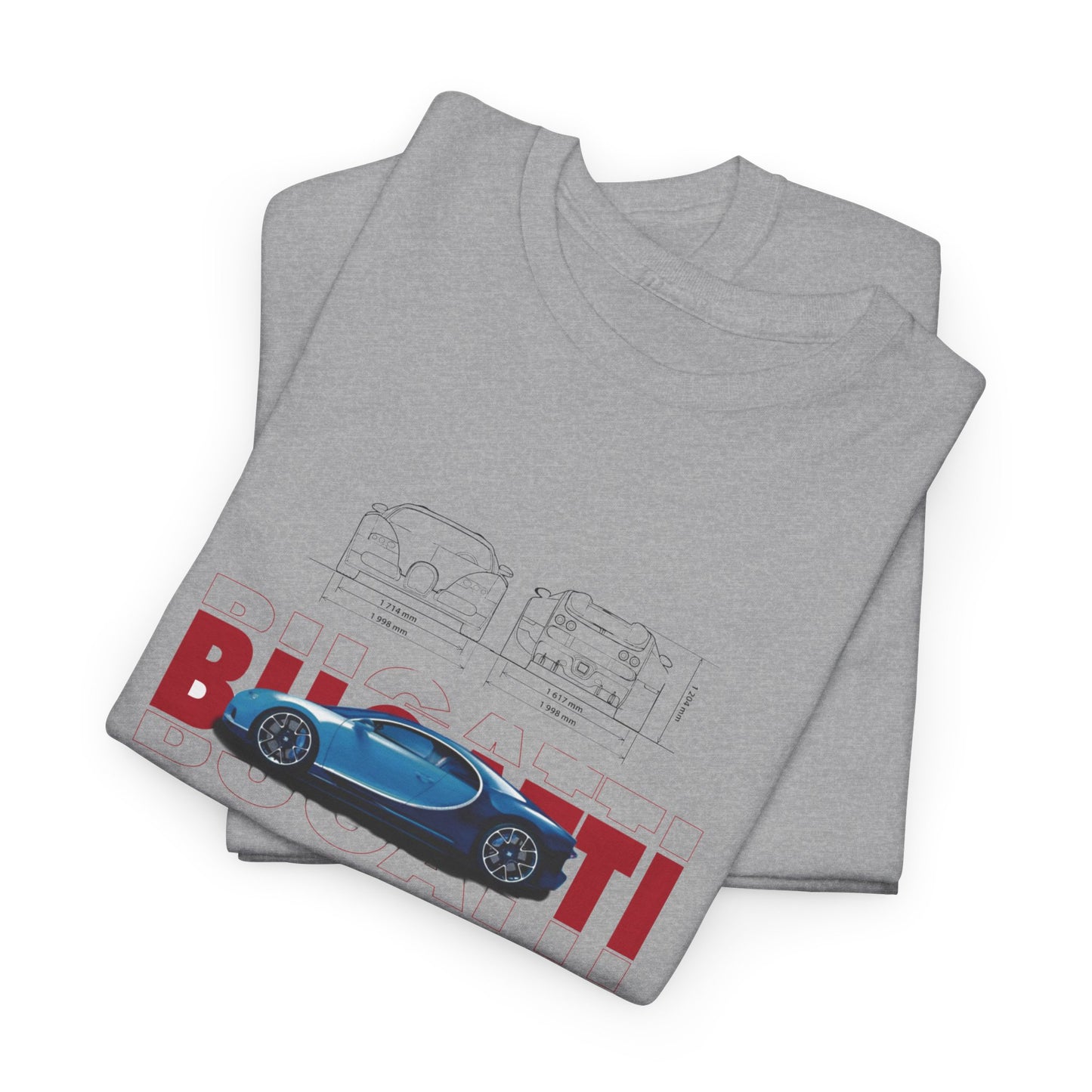 Bugatti Veyron Blueprint Collection Unisex T-Shirt