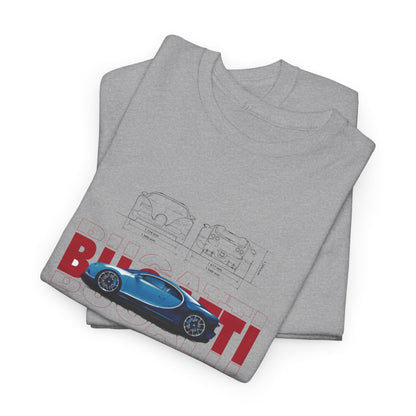 Bugatti Veyron Blueprint Collection Unisex T-Shirt