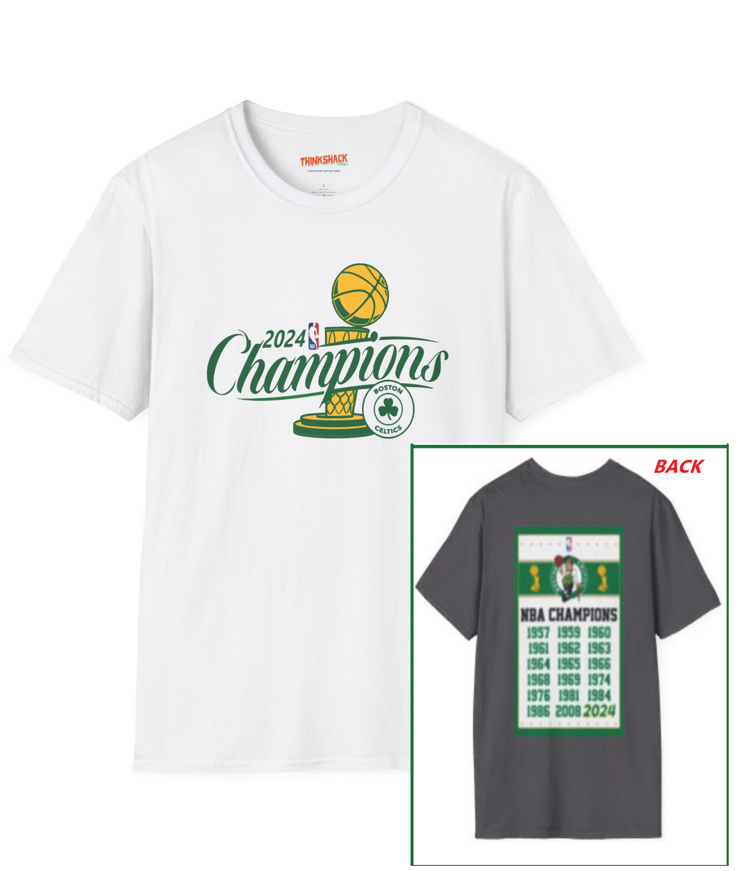 Boston Celtics 2024 NBA Champs TShirt