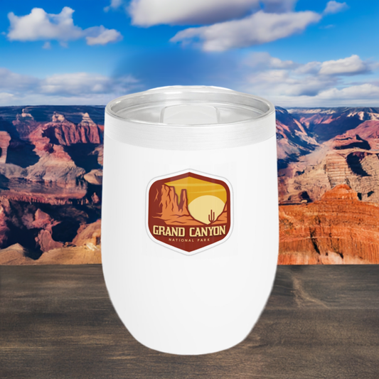 12oz Wine Tumbler - Grand Canyon National Park